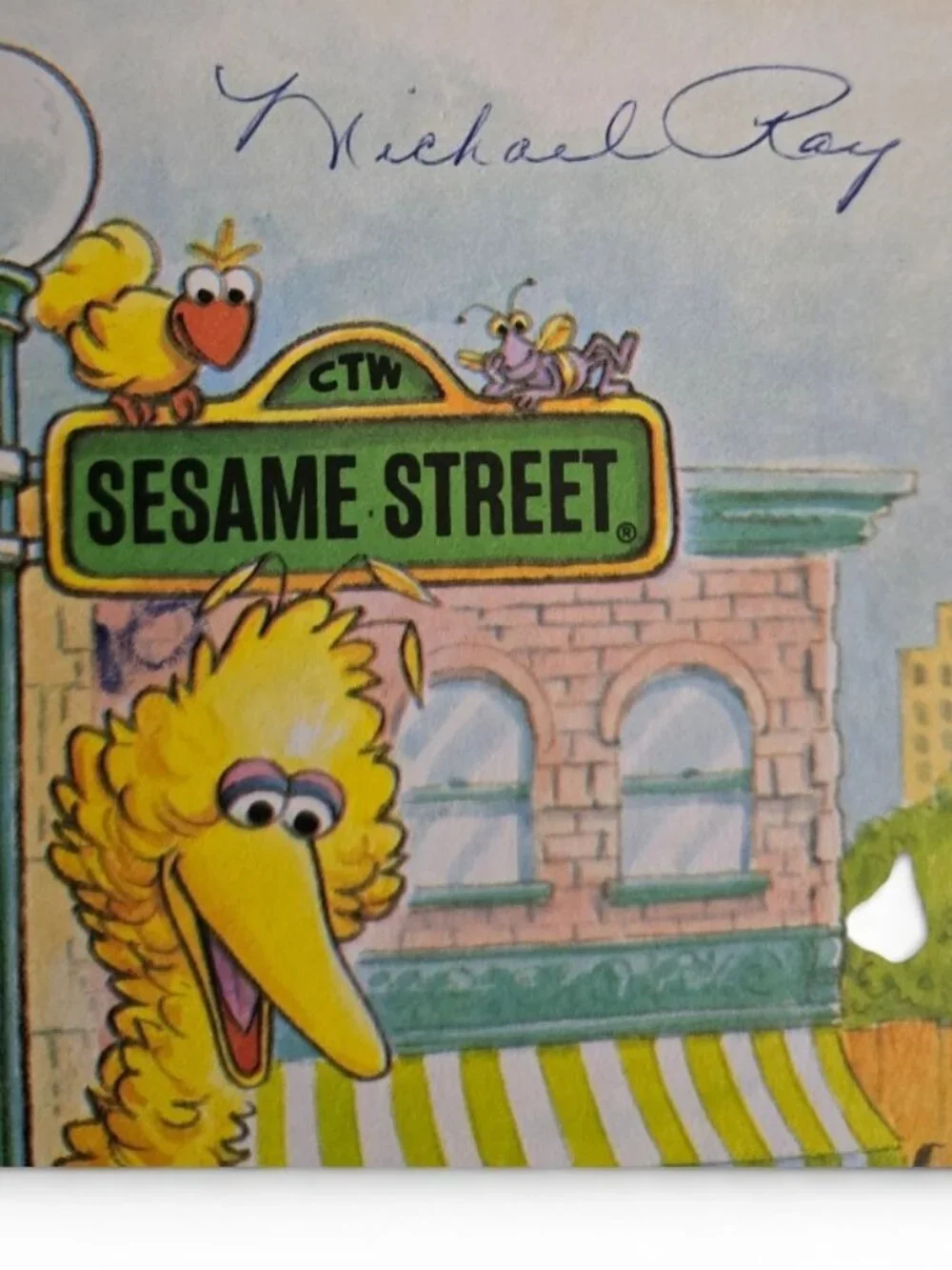 Vintage Sesame Street Library Lot Vol 1-5 Hardcover Books Big Bird CookieMonster